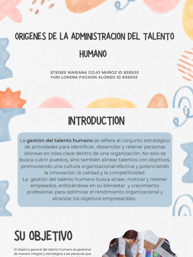 Orígenes de la Gestión del Talento Humano | PDF | Gestión del talento ...