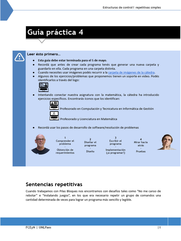 Estructuras de Control Repetitivas en Pascal | PDF | Programa de ...