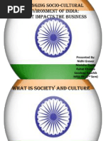 Download The Changing Socio-cultural Environment in India by rajat_singla SN87566928 doc pdf