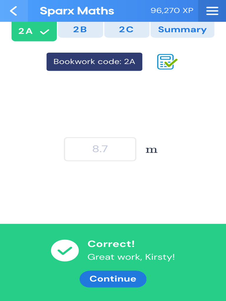 Bookwork Code 2A Summary and XP | PDF