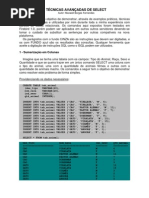 Técnicas Avançadas de Select