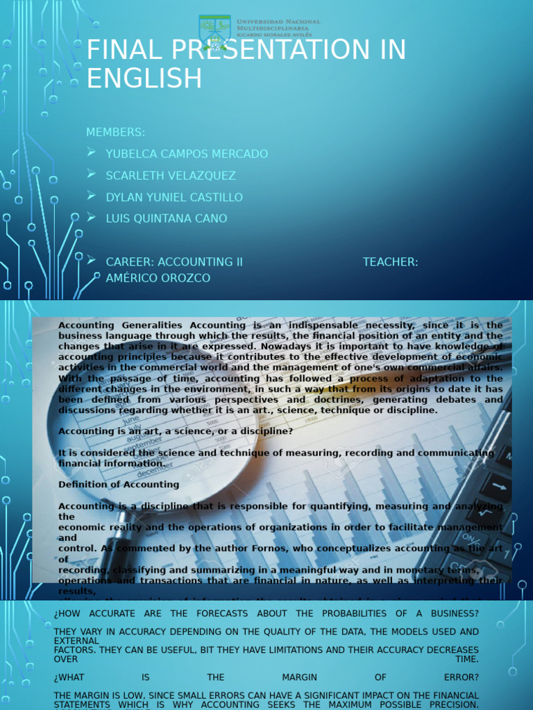 Final Presentation in English | PDF | Debits And Credits | Business ...