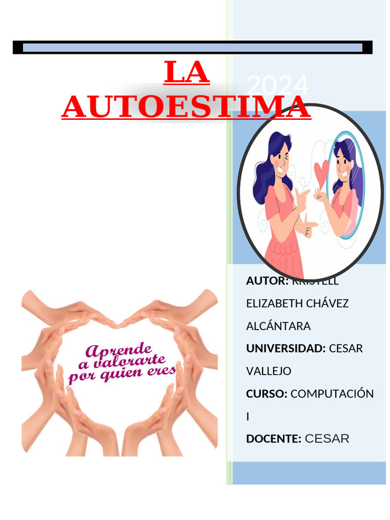LA AUTOESTIMA EN ADOLESCENTES - Docx - KRISTELL | PDF | Autoestima ...