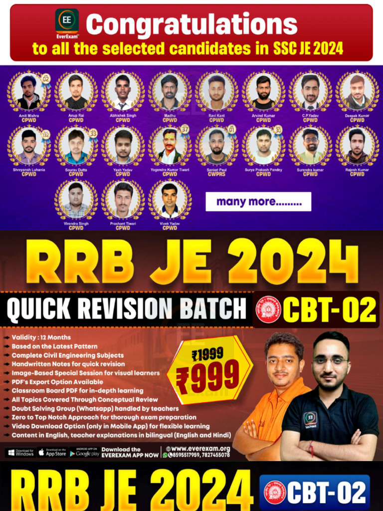 Building Drawing 50+ Most Expected Questions For RRB JE CBT 2 2024 | PDF