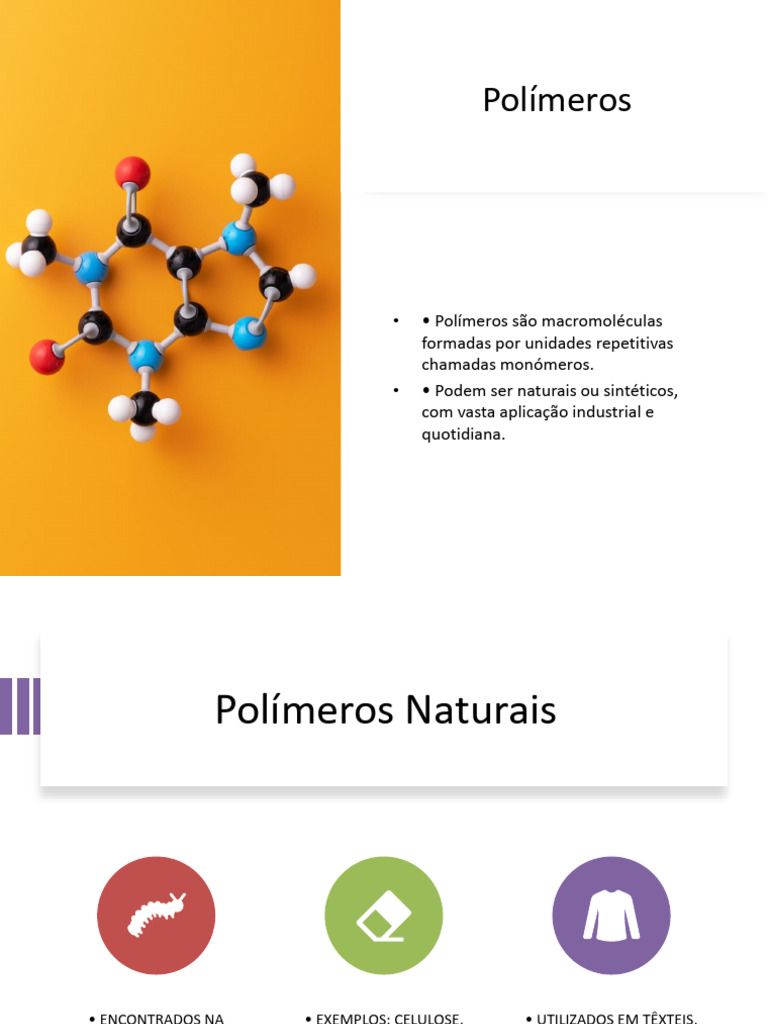Tipos e Aplicações de Polímeros | PDF