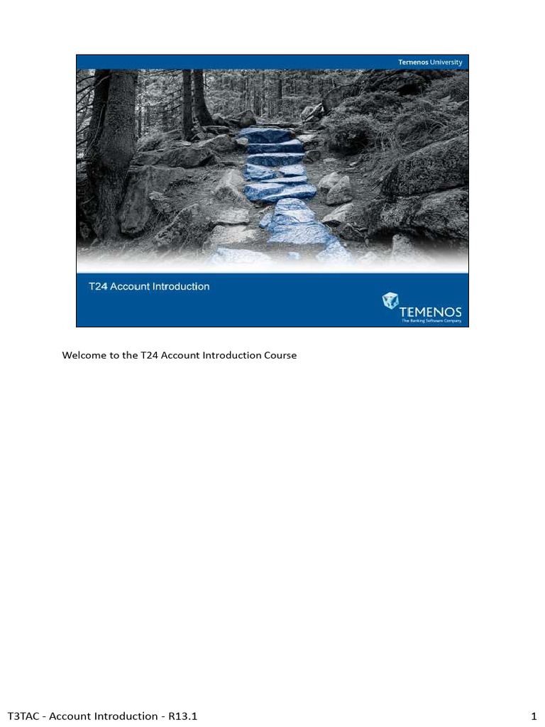 T24 Account Application Overview Course | PDF | Interest | Currency