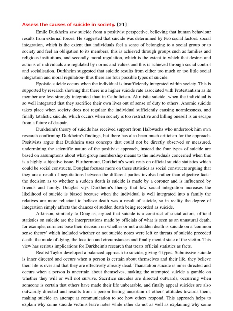 Suicide society essay 08 picture