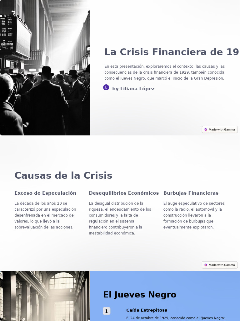 La Crisis Financiera de 1929 | PDF | Gran depresion | Nuevo acuerdo