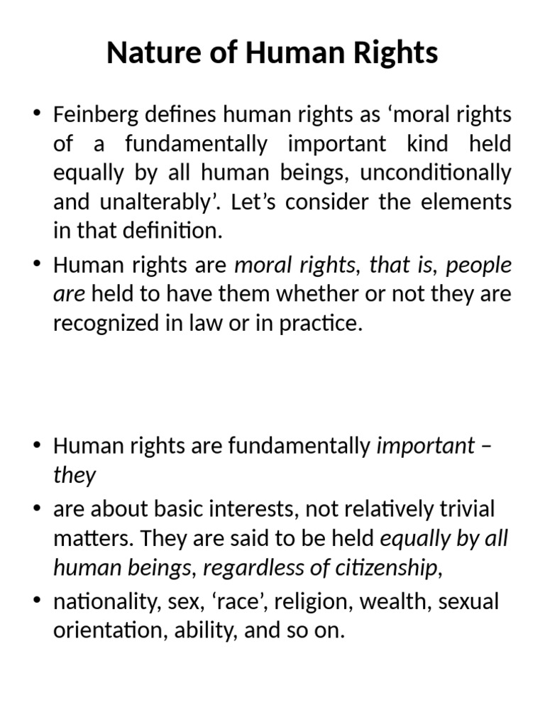 CHF 401 WK 10-11 | PDF | Human Rights | Rights