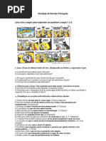 Atividade de Revisão Português