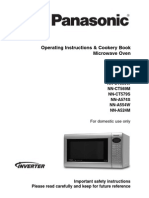Operating Instructions & Cookery Book Microwave Oven: NN-CT559W NN-CT569M NN-CT579S NN-A574S NN-A554W NN-A524M