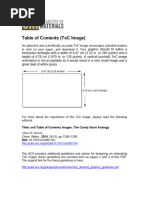 TOC Graphic Guidelines for Manuscripts | PDF | Graphics | Typefaces