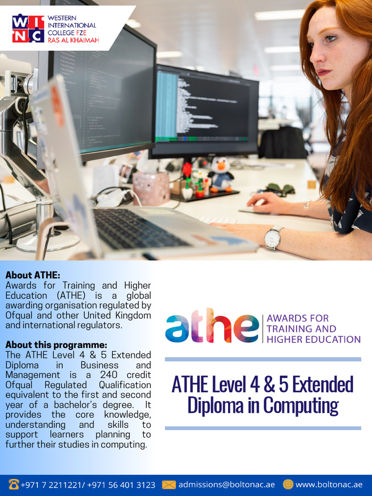 Athe Level 4 5 Computing Pdf Diploma Computing