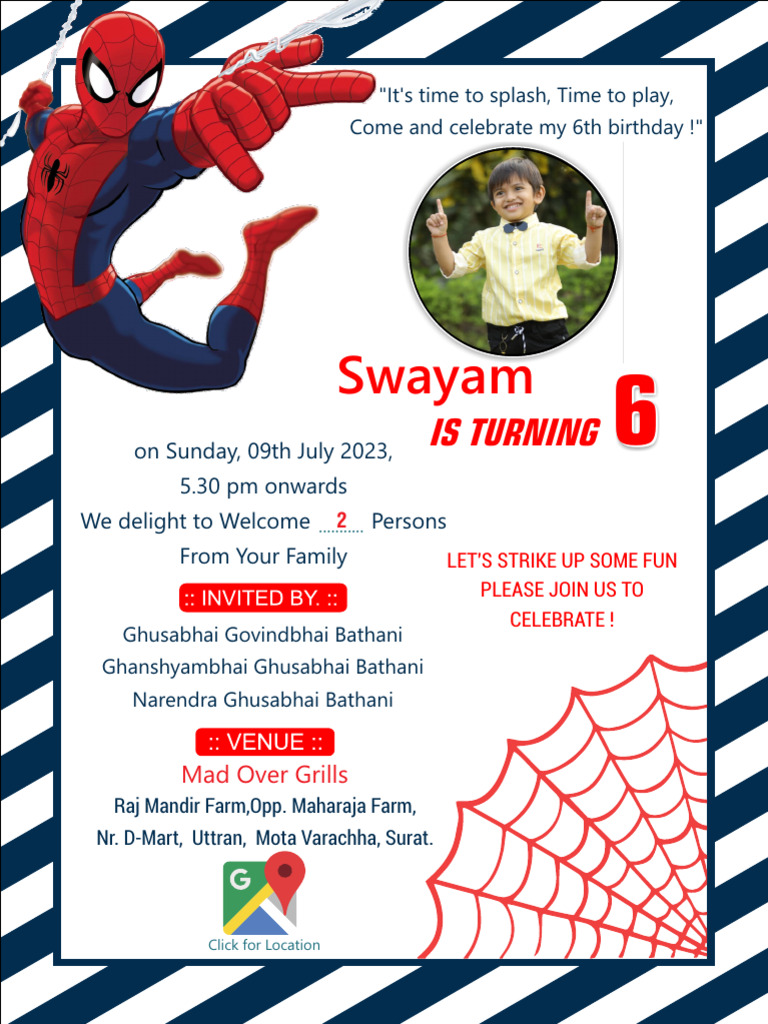 Birthday Invitation | PDF