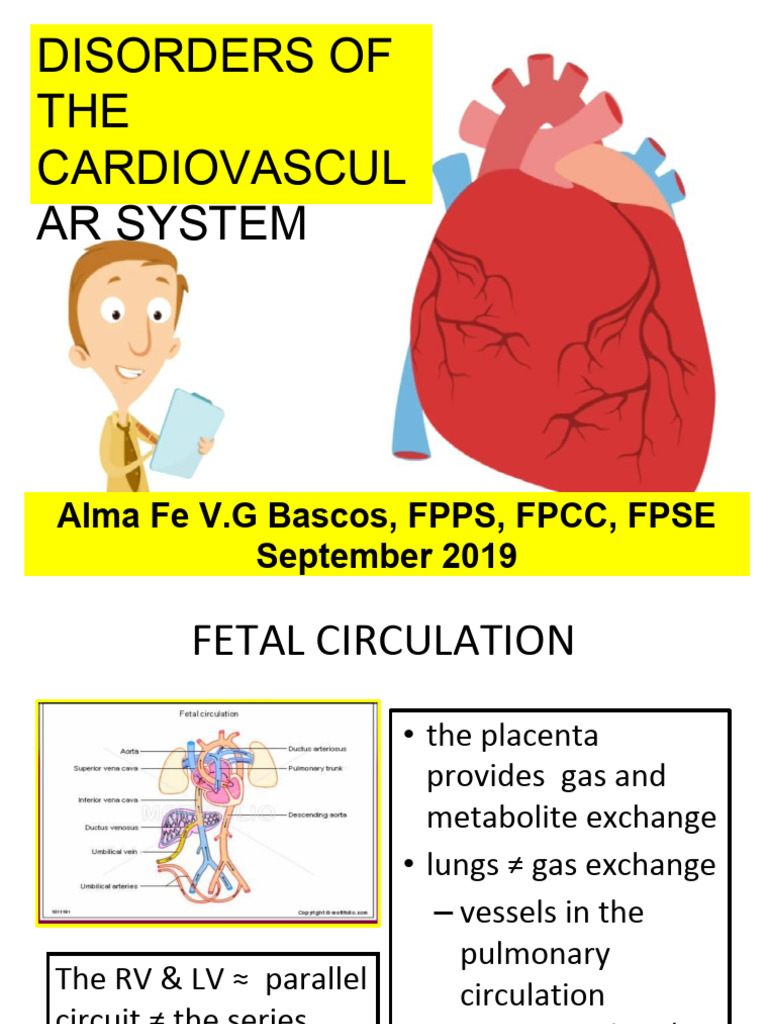 Disorders of Cvs Part-1 | PDF | Heart | Congenital Heart Defect