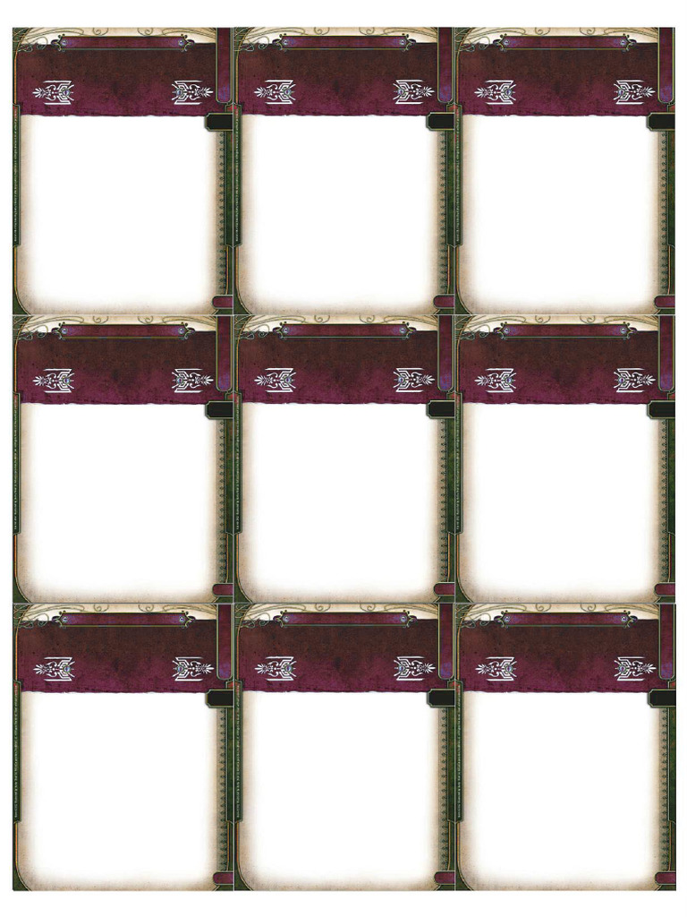 Talent Cards Red | PDF