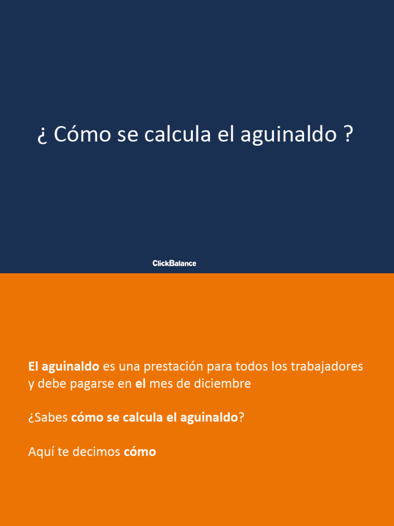 Como Se Calcula El Aguinaldo | PDF | Economias