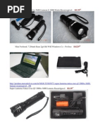 Super Lanterna Tática 5600 Lumens