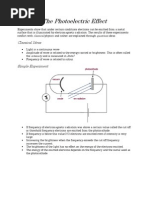 The Photoelectric Effect