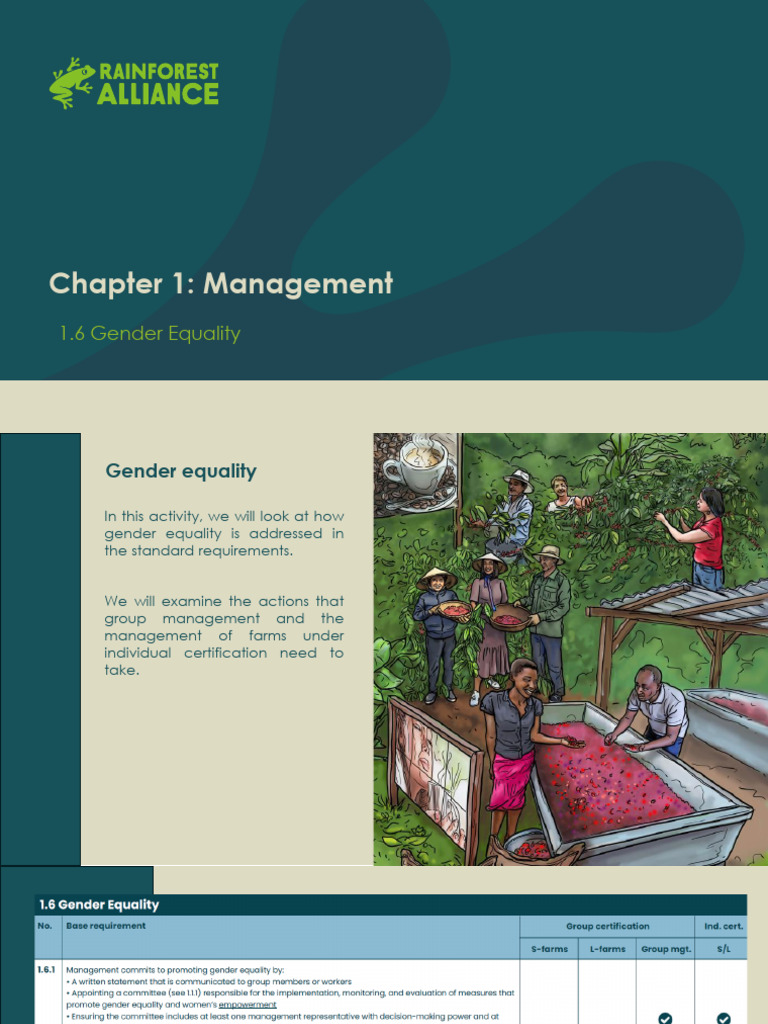 Gender Equality in Farm Management | PDF | Gender Equality | Gender Studies