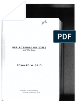 Edward Said Reflections On Exile