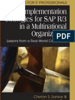 Implementation Strategies For SAP R3 in A Multinational Organization