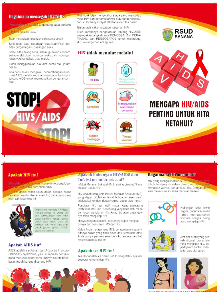 Leaflet Hiv Aids Ok | PDF