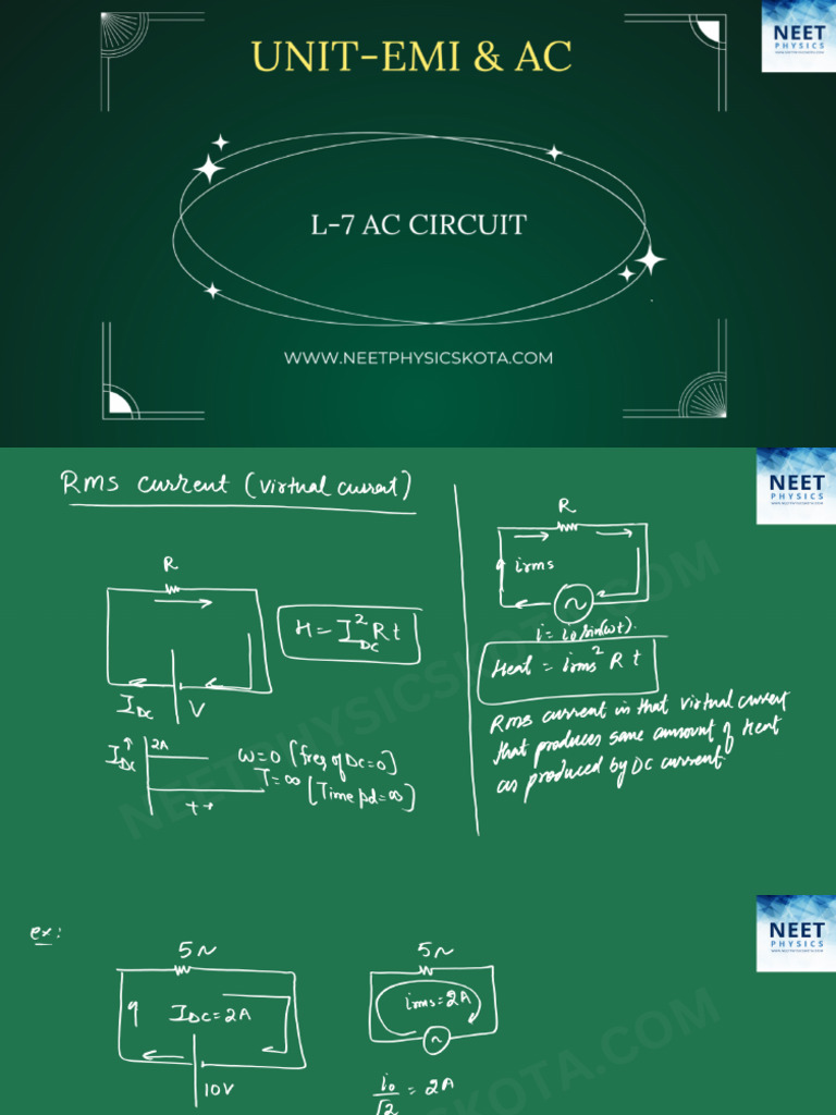 007) L-7 Ac Circuits | PDF