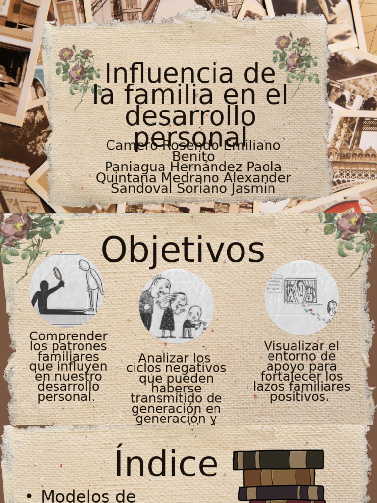 Influencia de La Familia en El Desarrollo Personal | PDF | Las ...
