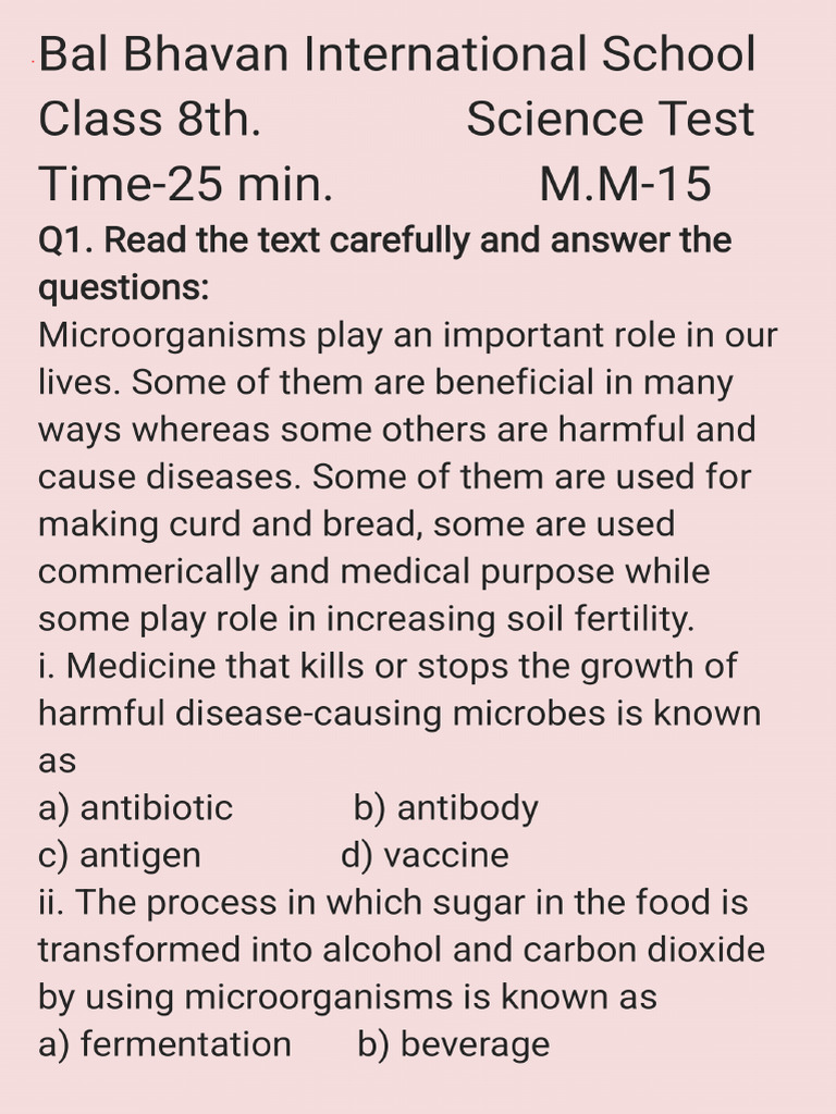 8th Science Ch-2 | PDF