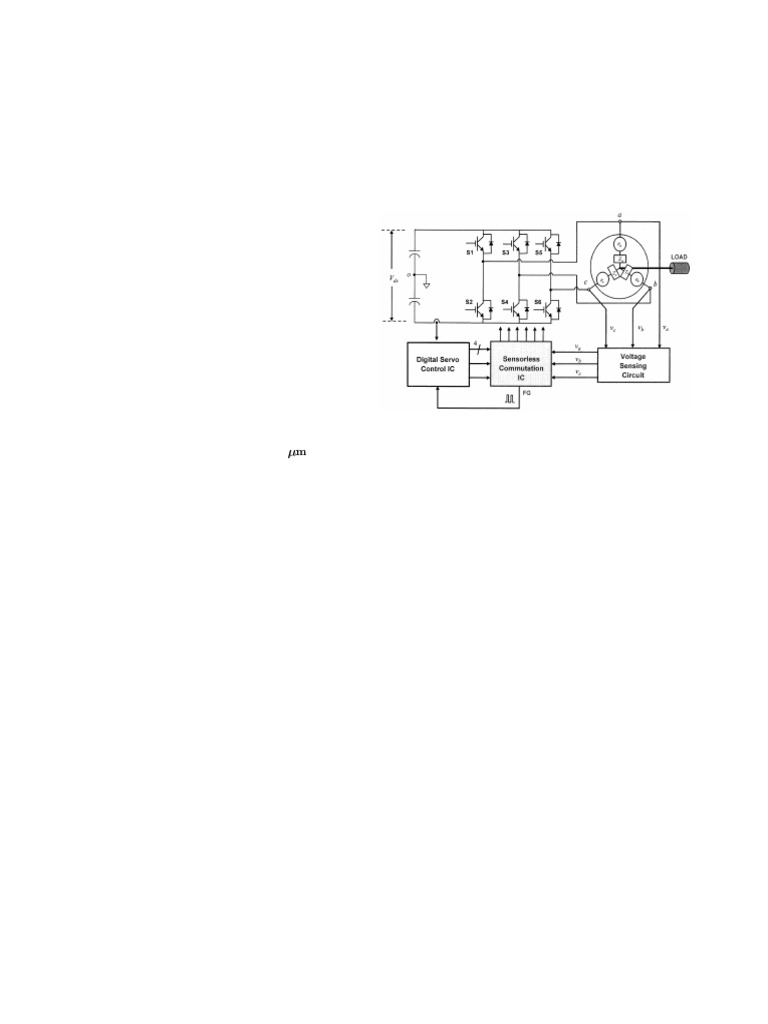 Design of A Sensorless Commutation IC For BLDC Motors | PDF | Analog To ...