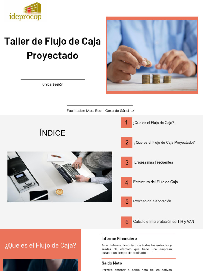 Taller de Flujo de Caja Proyectado | PDF | Presupuesto | Flujo de efectivo