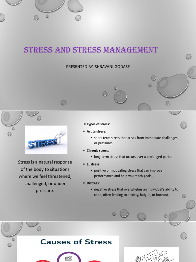 Stress and STRESS Management | PDF