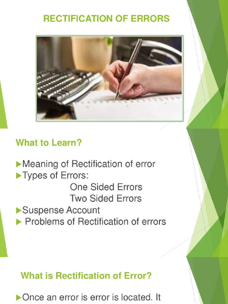 XI, Accounts, Bank Trial Balance and Rectification of Errors | PDF
