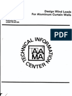 Design Wind Loads For Aluminum Curtain Walls (1975)