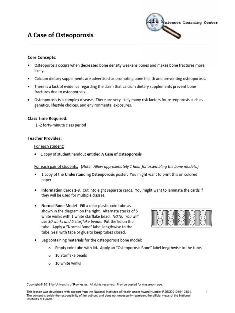 Understanding Osteoporosis and Calcium | PDF | Osteoporosis | Bone
