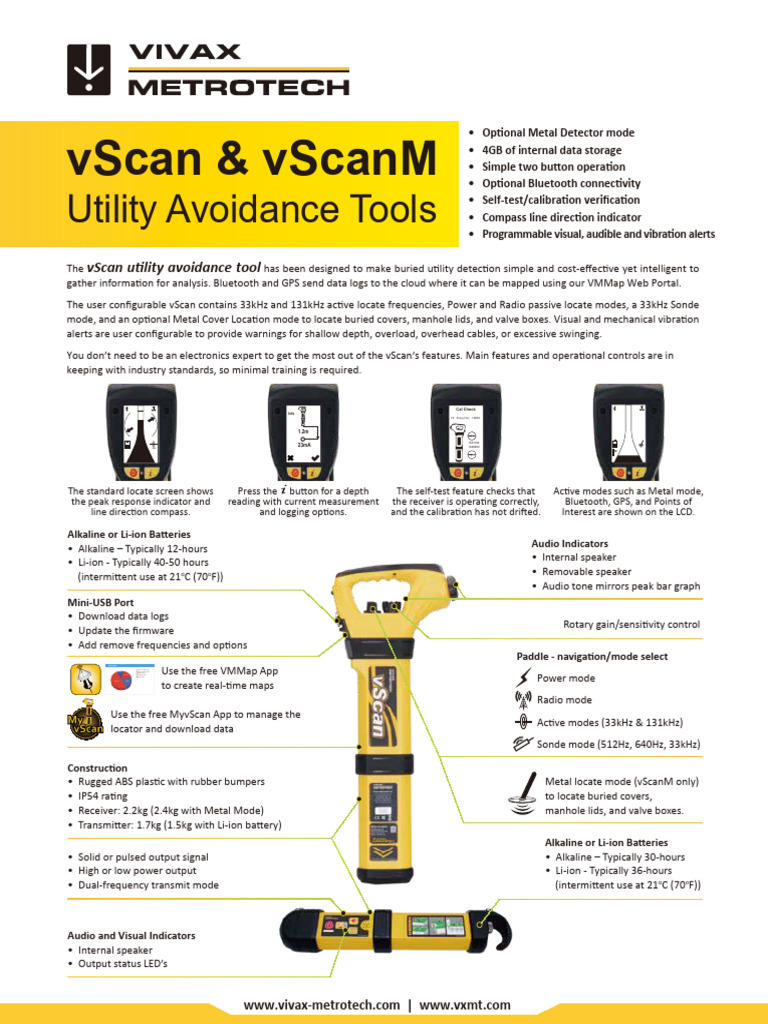 vScan Utility Detection Tool Overview | PDF | Electronics | Electrical ...