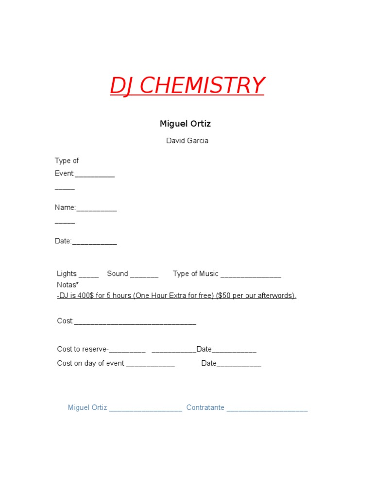 Contract | PDF | Games & Activities