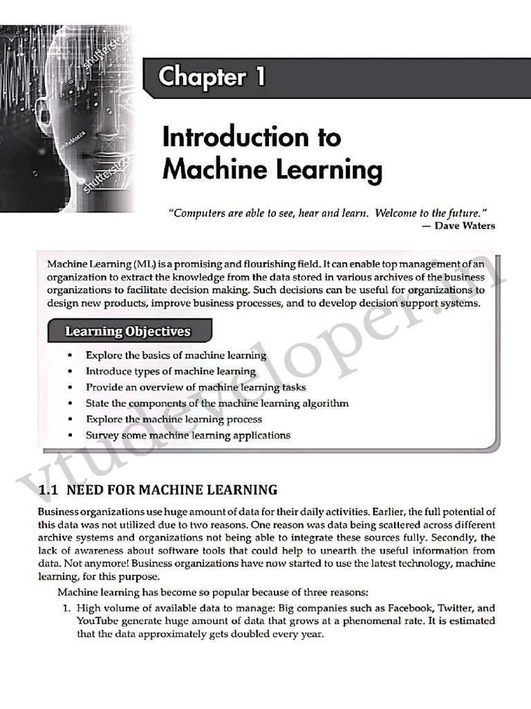 ML - Module 1 | PDF