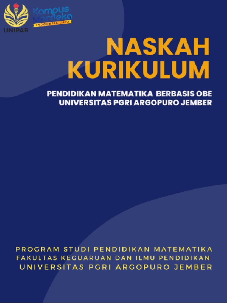 Kurikulum Pendidikan Matematika OBE 2022 | PDF
