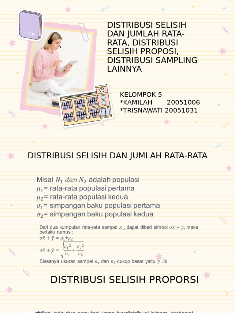 Distribusi Selisih dan Rata-Rata | PDF