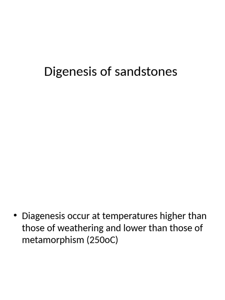 Digenesis of Sandstones | PDF