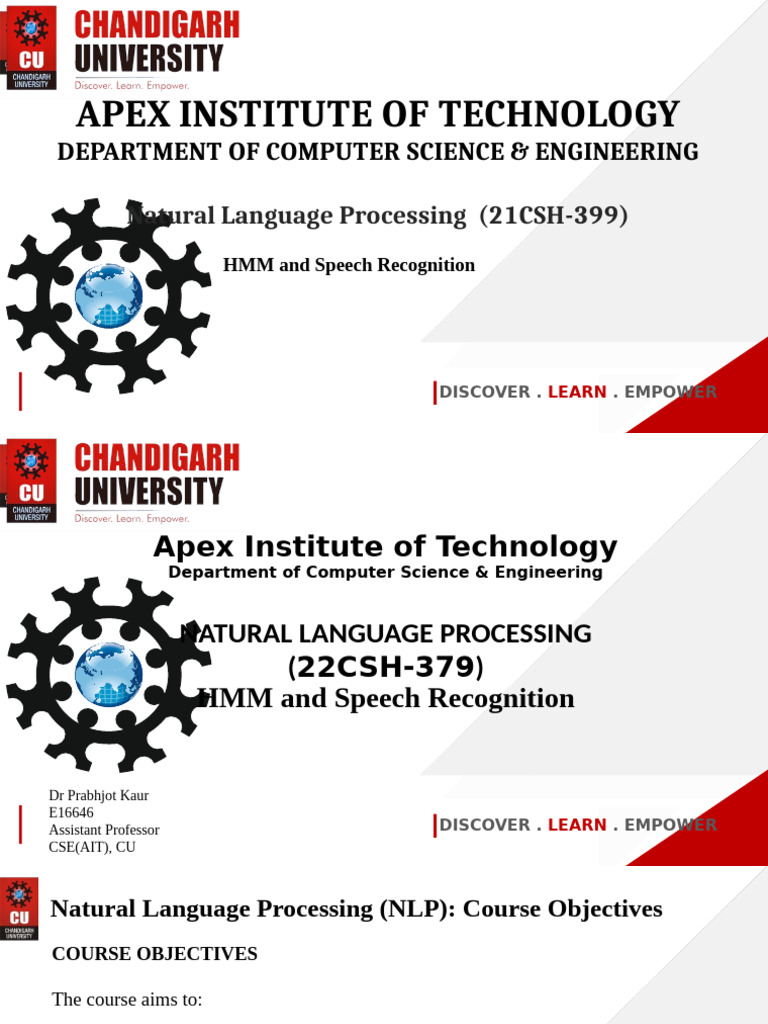 HMM in Speech Recognition Overview | PDF | Speech Recognition | Learning