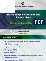 Brazil: Economic Outlook and Perspectives: Henrique de Campos Meirelles