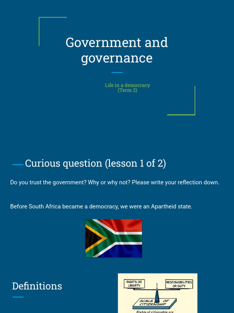 Understanding South Africa's Democracy | PDF | Democracy | Political ...