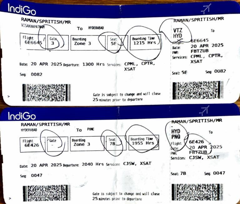 Boarding Passes | PDF