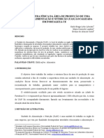 ESTRUTURA FÍSICA DA ÁREA DE PRODUÇÃO DE UMA UNIDADE DE ALIMENTAÇÃO E NUTRIÇÃO (UAN) LOCALIZADA EM FORTALEZA-CE