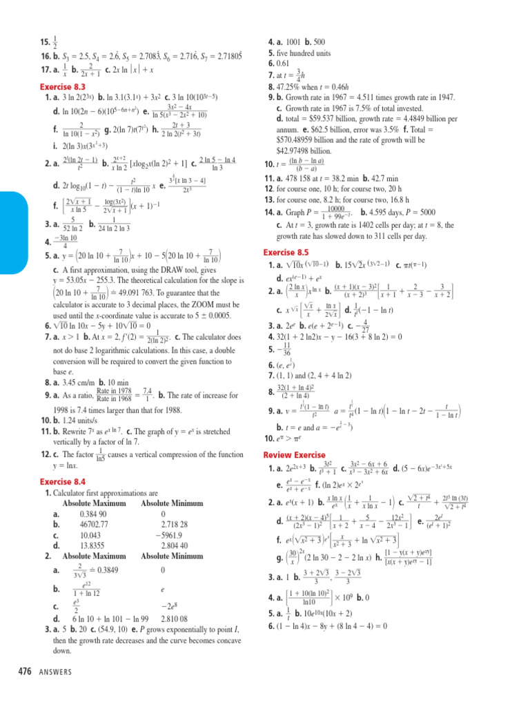 Advanced Functions and Introductory Calculus (1) 1 498 493 | PDF ...