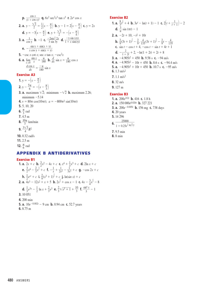 Advanced Functions and Introductory Calculus (1) 1 498 497 | PDF ...