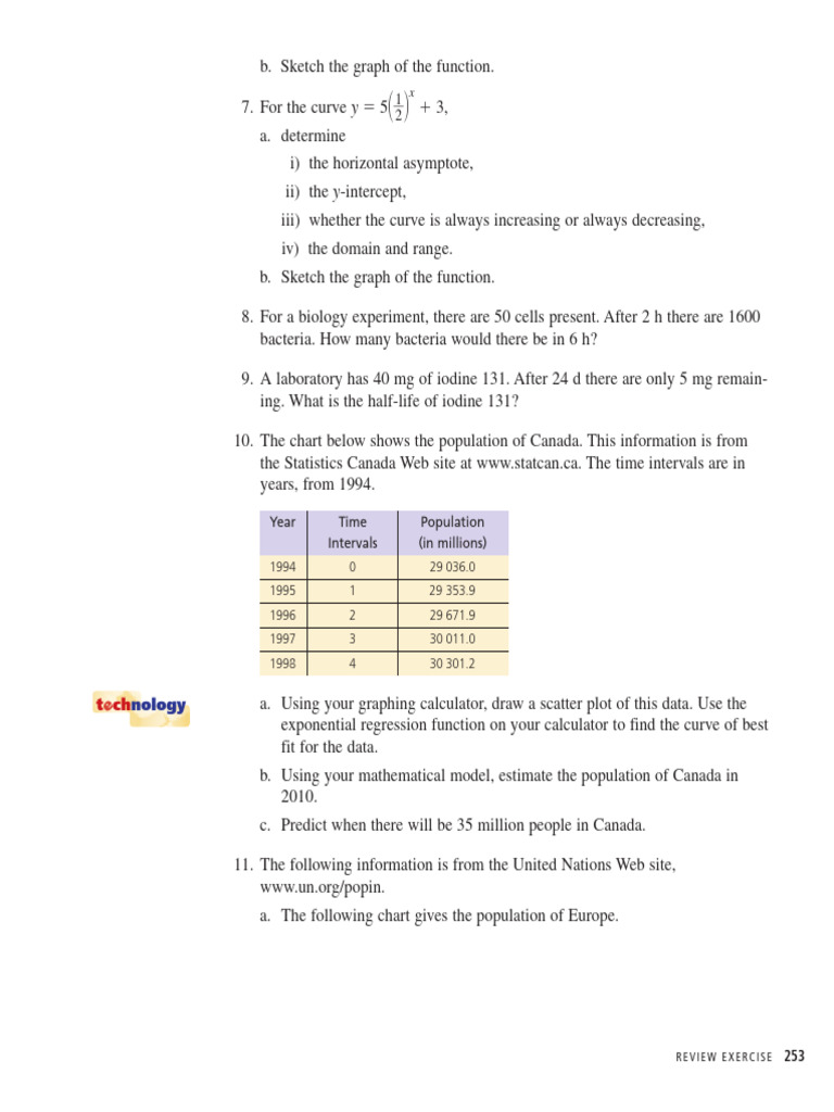 Advanced Functions and Introductory Calculus (1) 1 498 270 | PDF